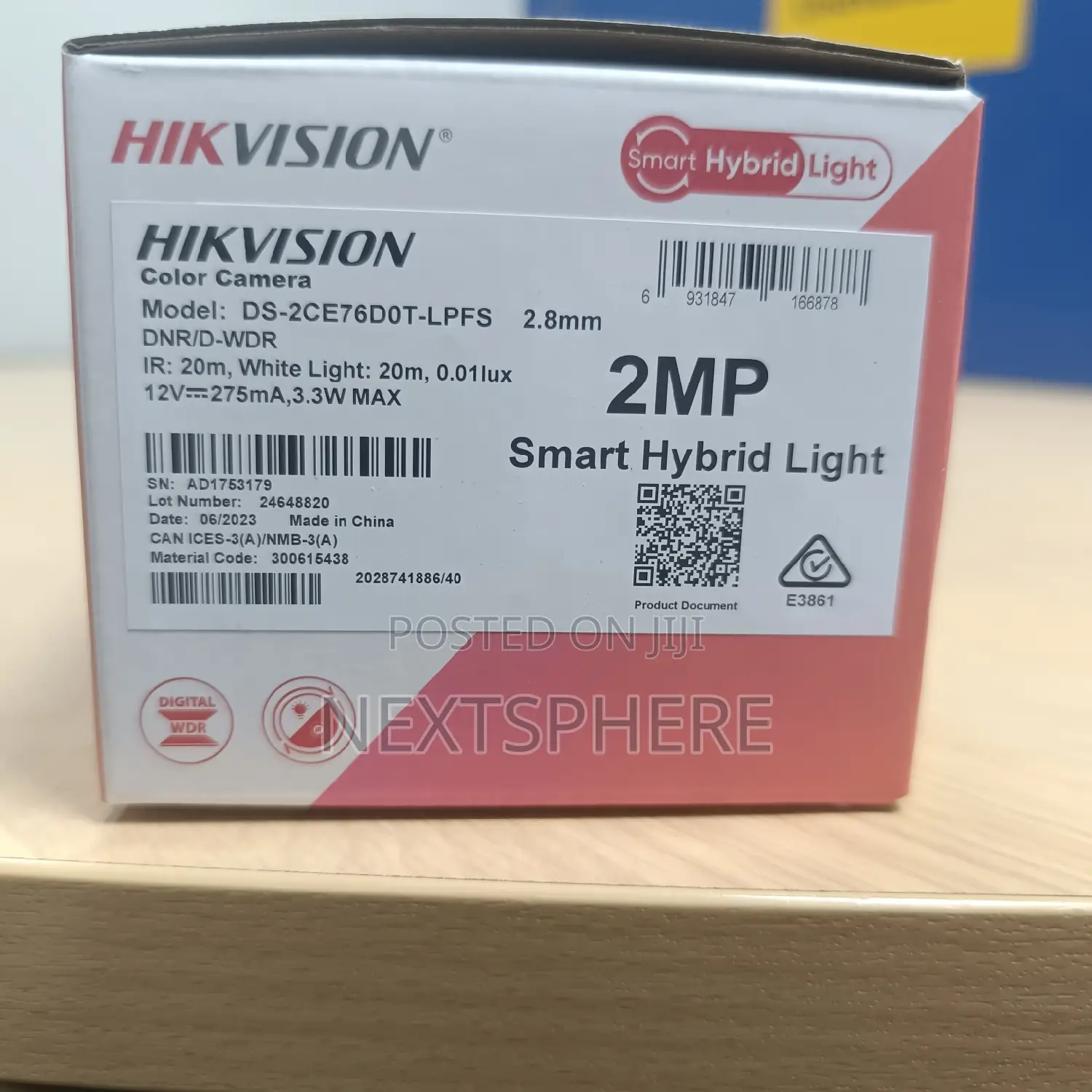Hikvision 2MP Colorvu Indoor Audio Camera DS-2CE70DF0T-LPFS