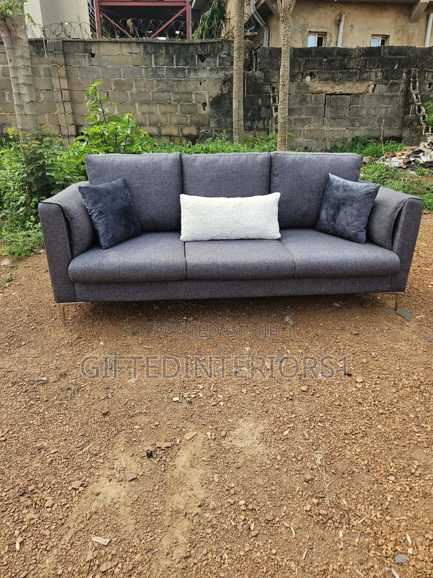 3 Seaters Fluffy Sofa
