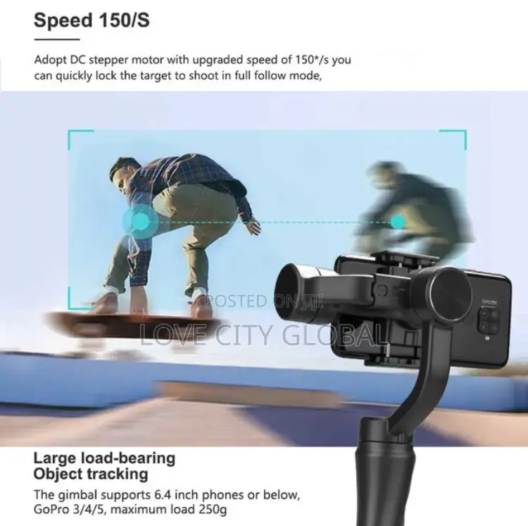 Professional Smooth 3600 Face Trackin Three-Axis Phone Gimba
