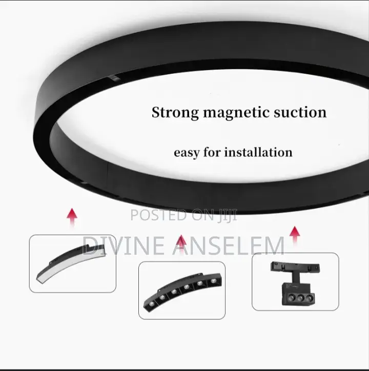 Round Ceiling Magnetic Track