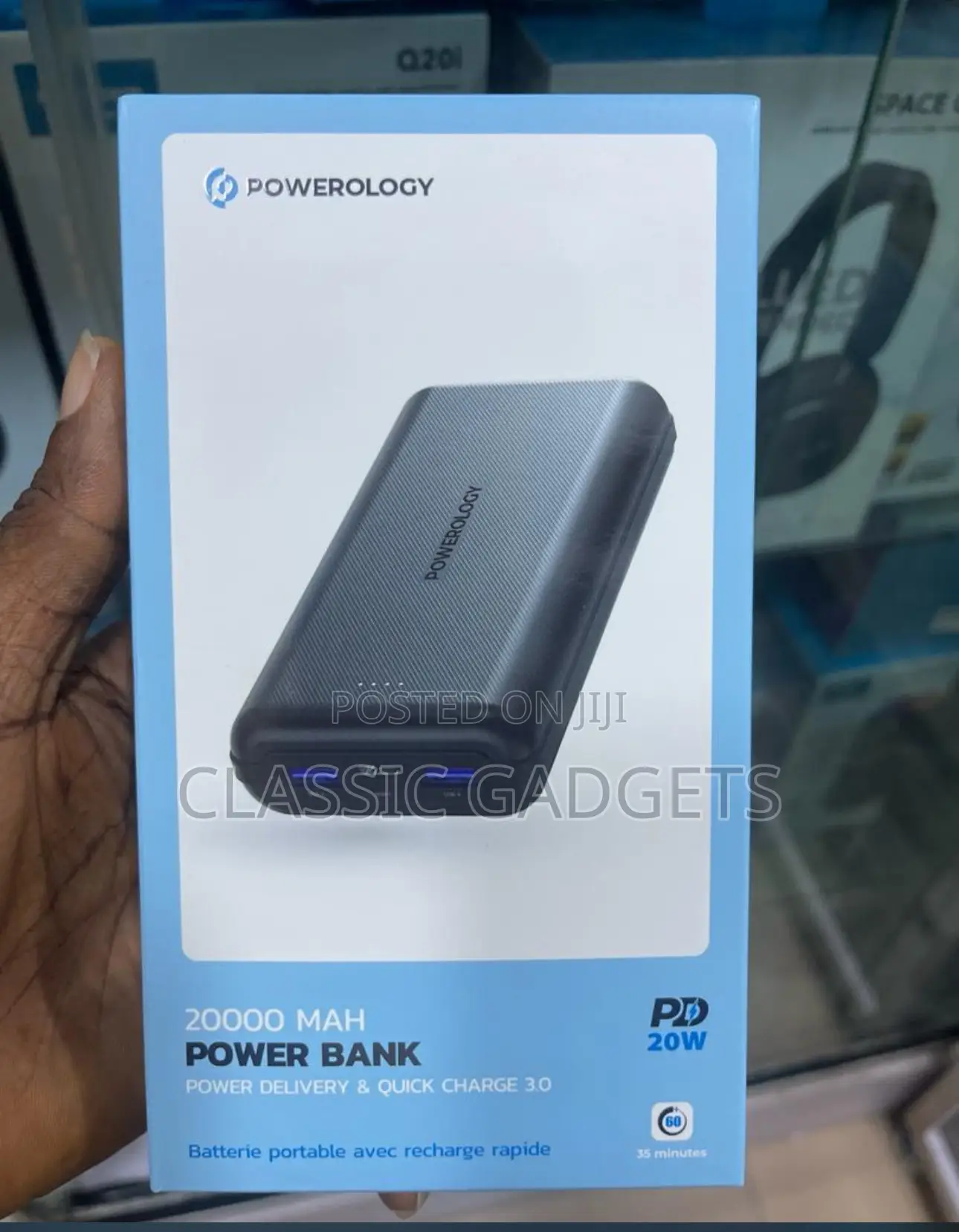 Powerology 20000 Mah Pd20w Fast Charging Power Bank