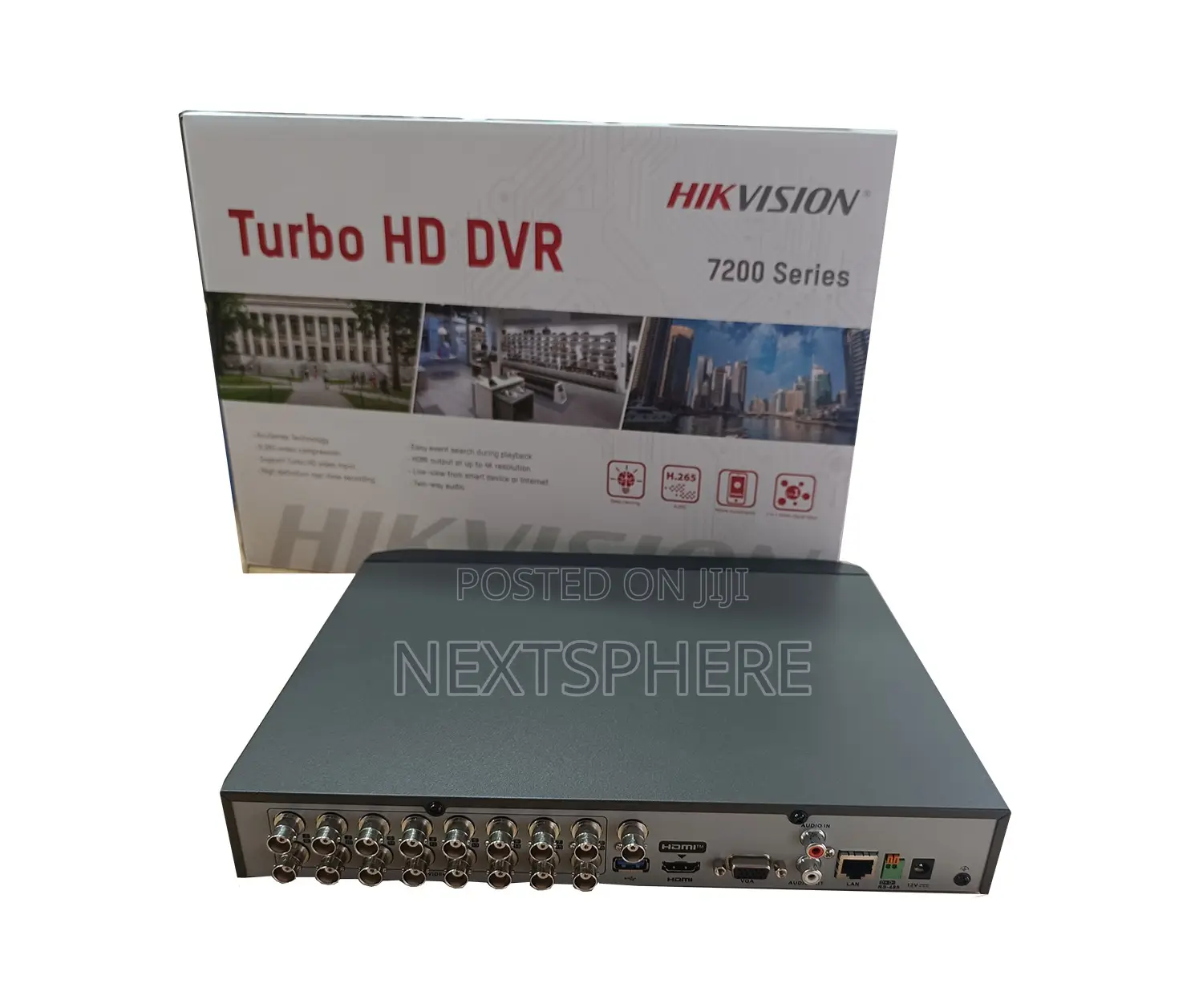 Hikvision 5mp 16ch Turbo HD DVR With Audio Ds-7216hqhi-