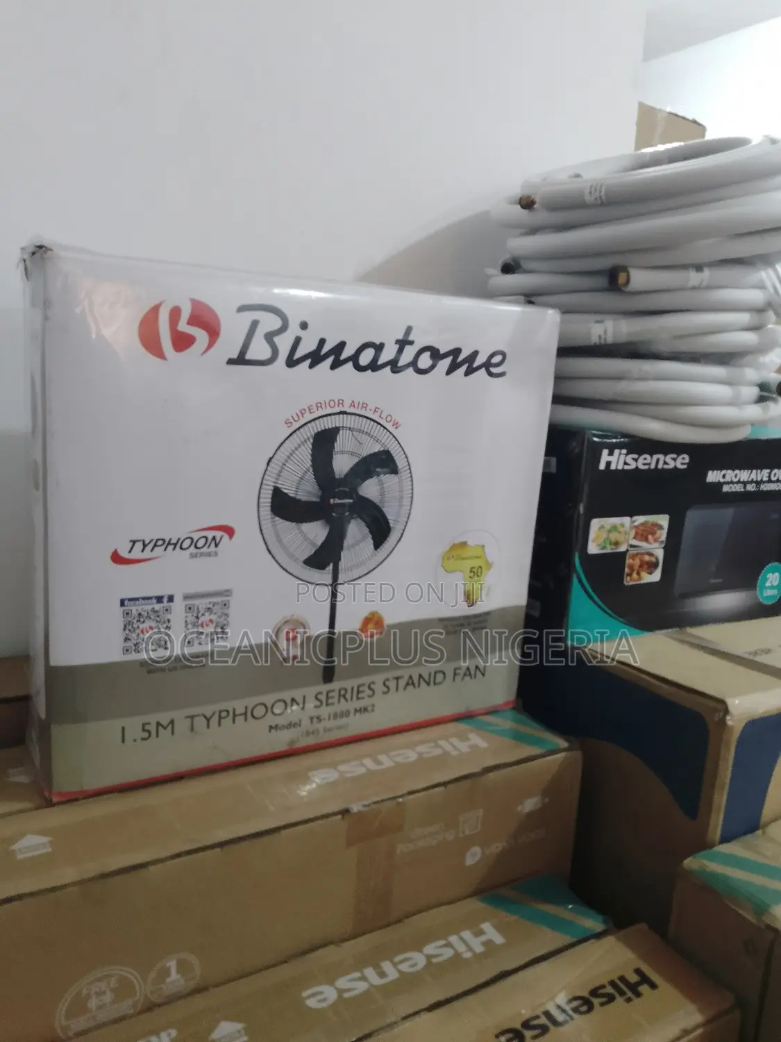 Brand New Binatone Non-Rechargeable Fan