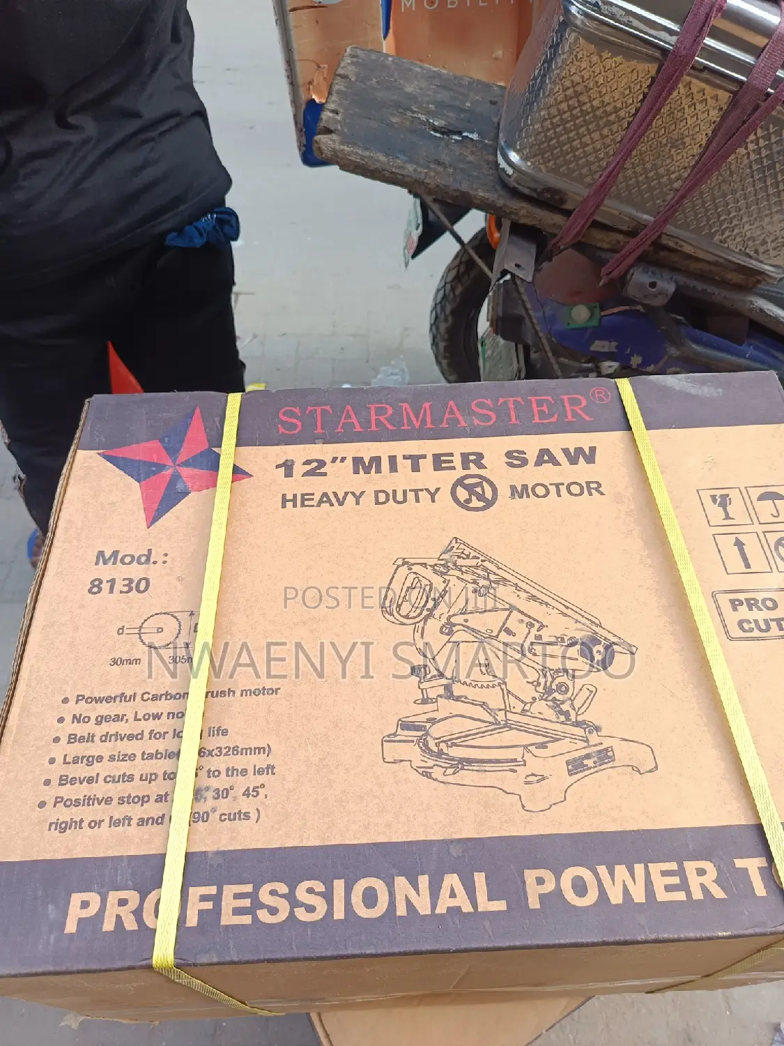 Starmaster Heavy Duty 12inches Compound Mitre Saw