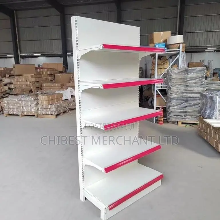 7ft by 3ft Super Market Shelves Single Sided