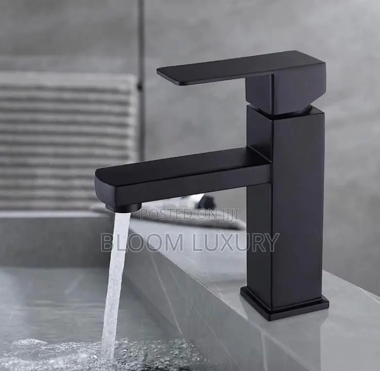 Matt Black Square Faucet