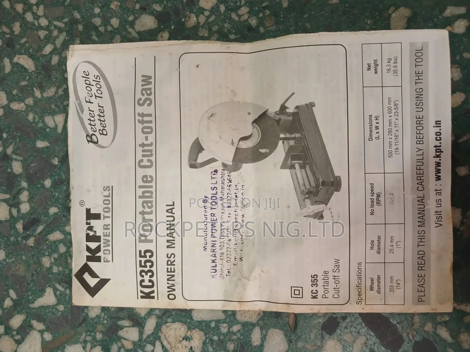 14" Kpt Kc355 Cut Off Saw