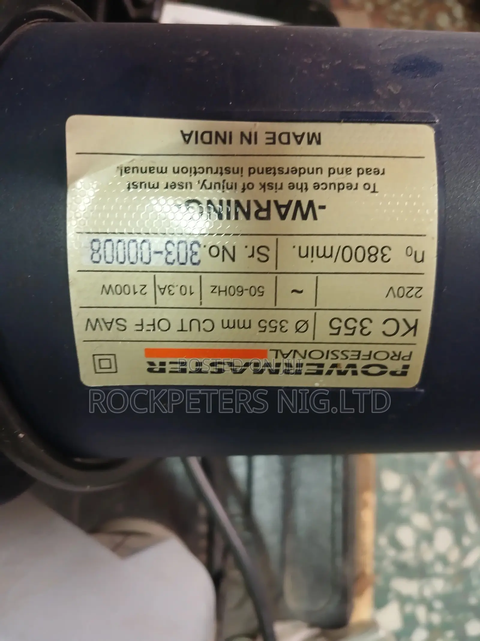 14" Kpt Kc355 Cut Off Saw