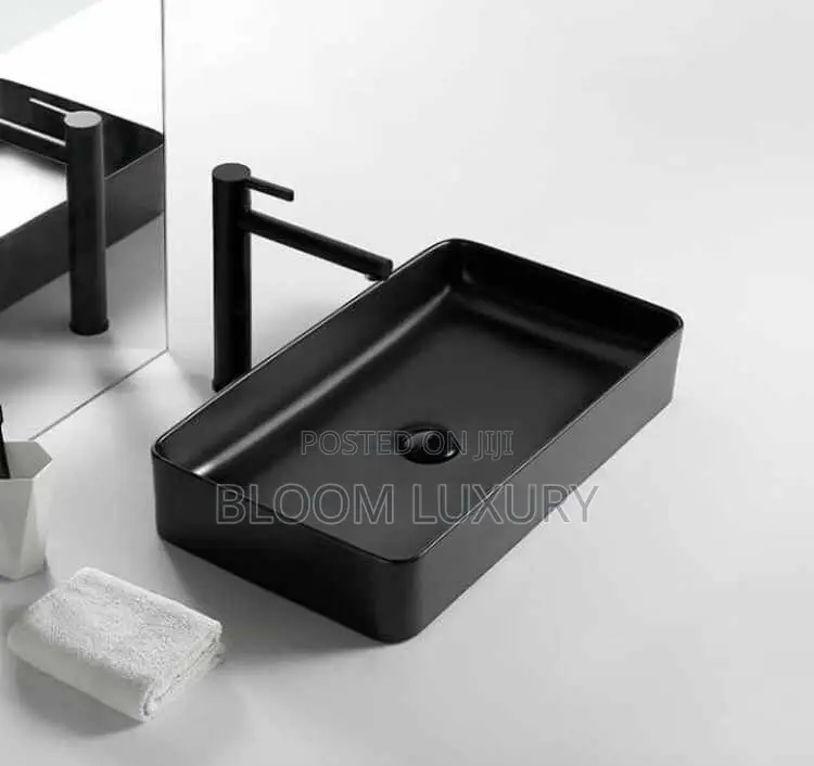 Matt Black Countertop Basin