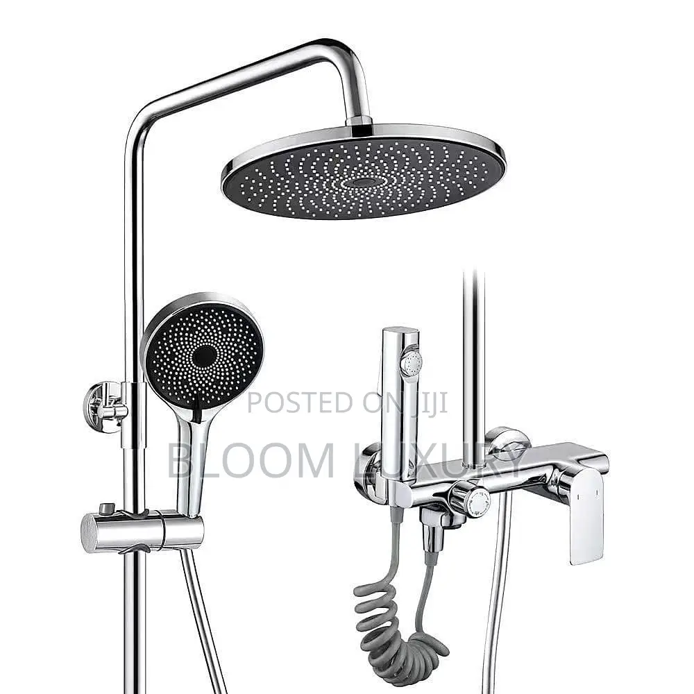 Chrome Heavy Gauge Surface Shower