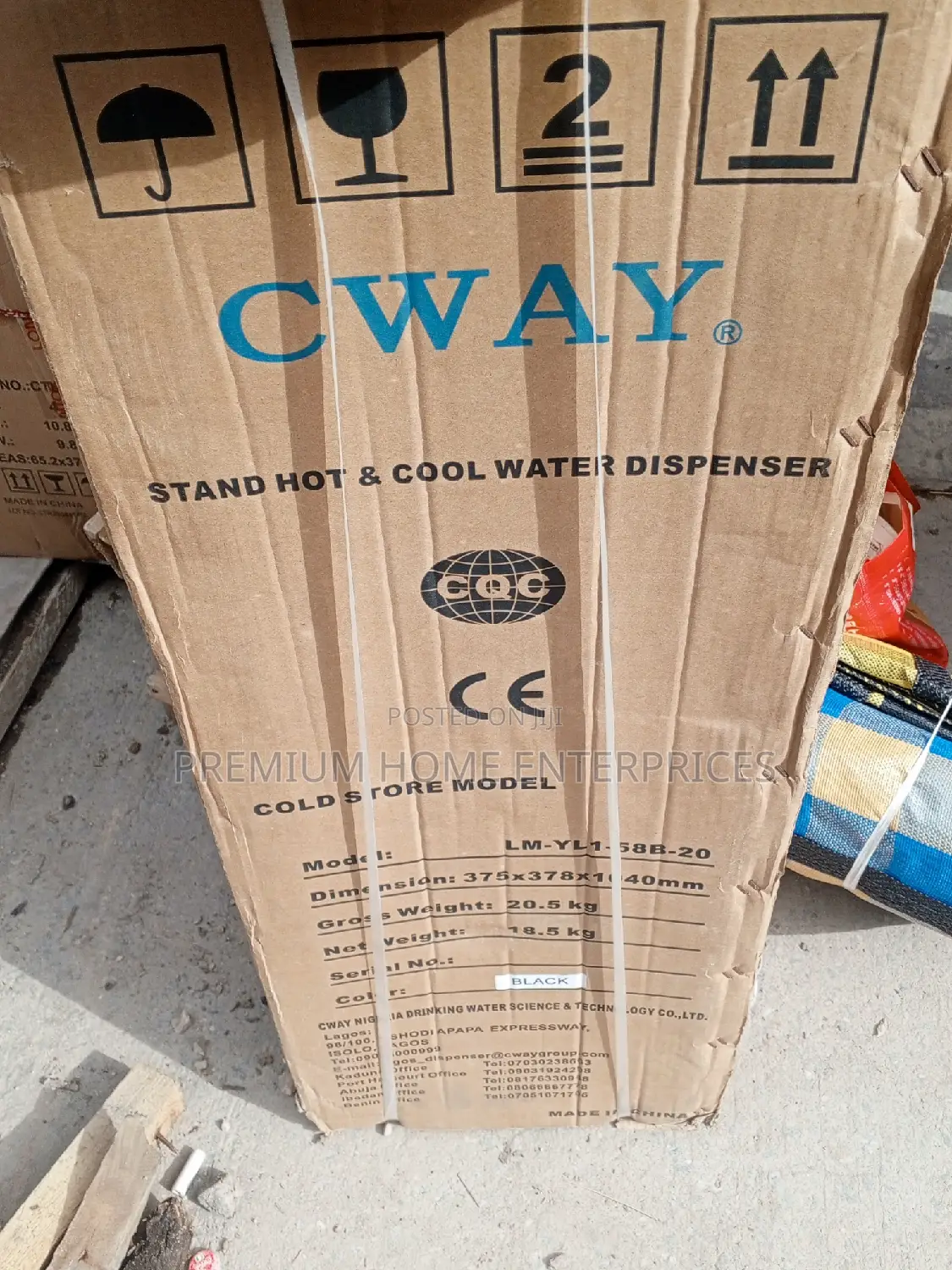 Cway Water Dispenser With Freezer LM-YL1-58B-20