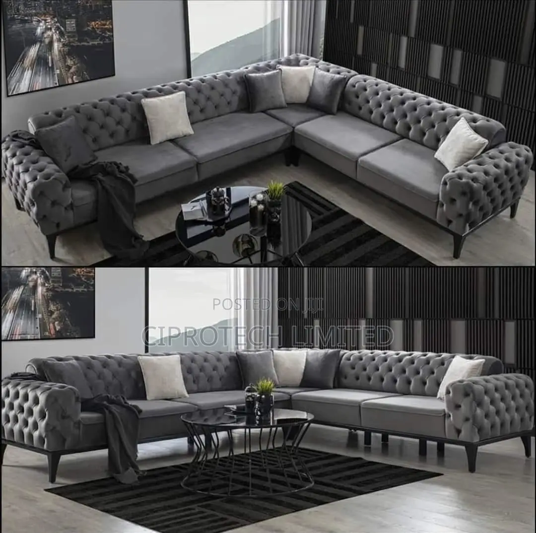L Shape Sofa With Singles