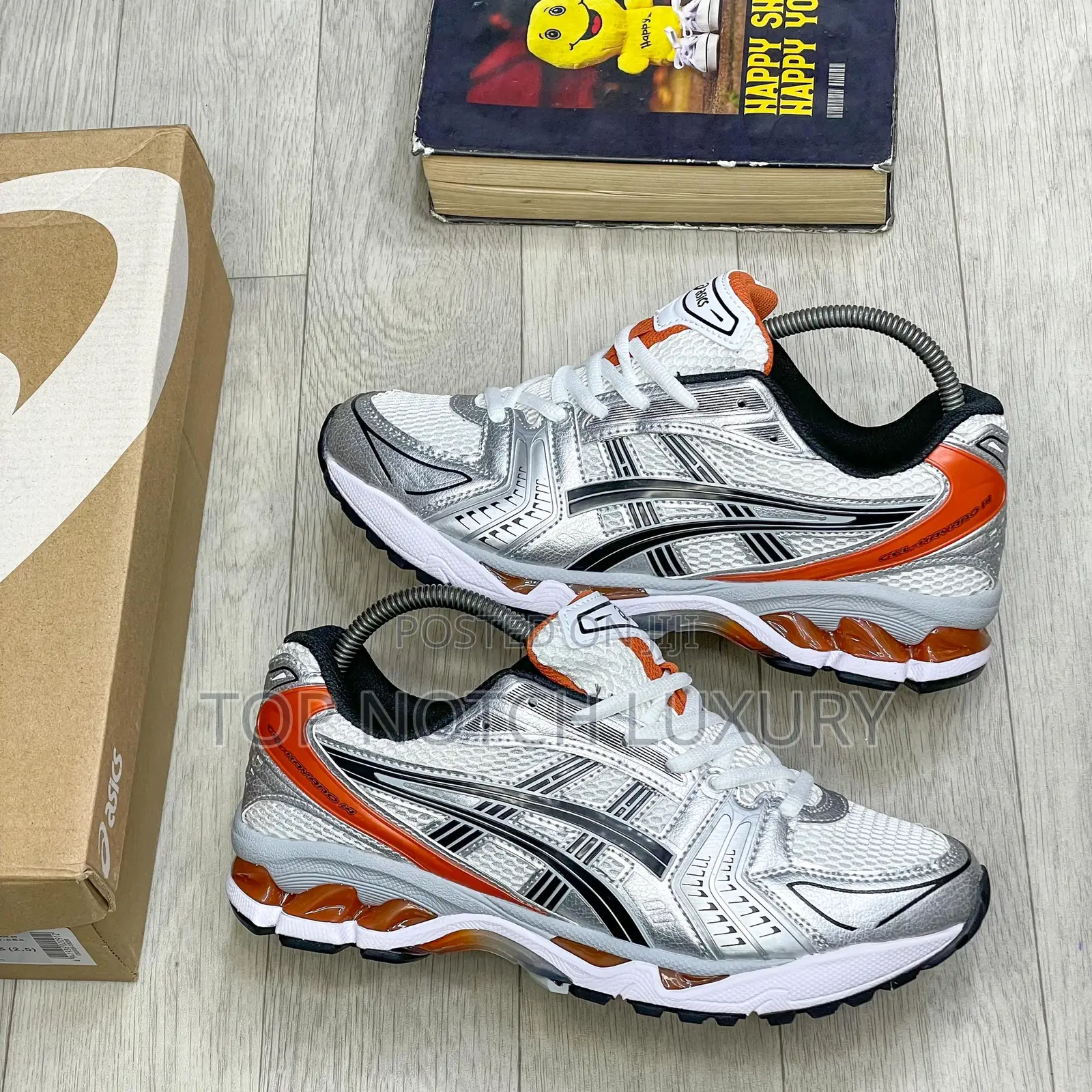 ORIGINAL ASICS-GEL Kanayo 14 “White Piquant Orange