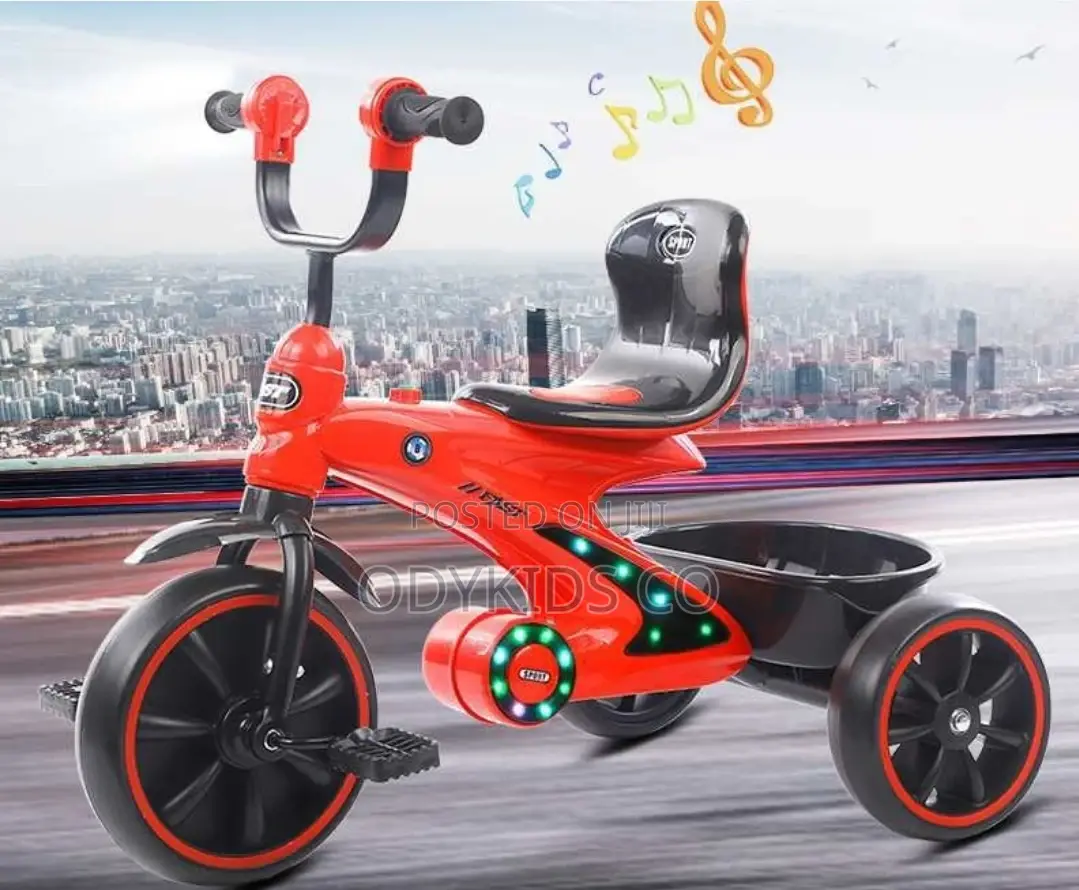 ◦ Children's Tricycle With Music and 1-5 Year Old