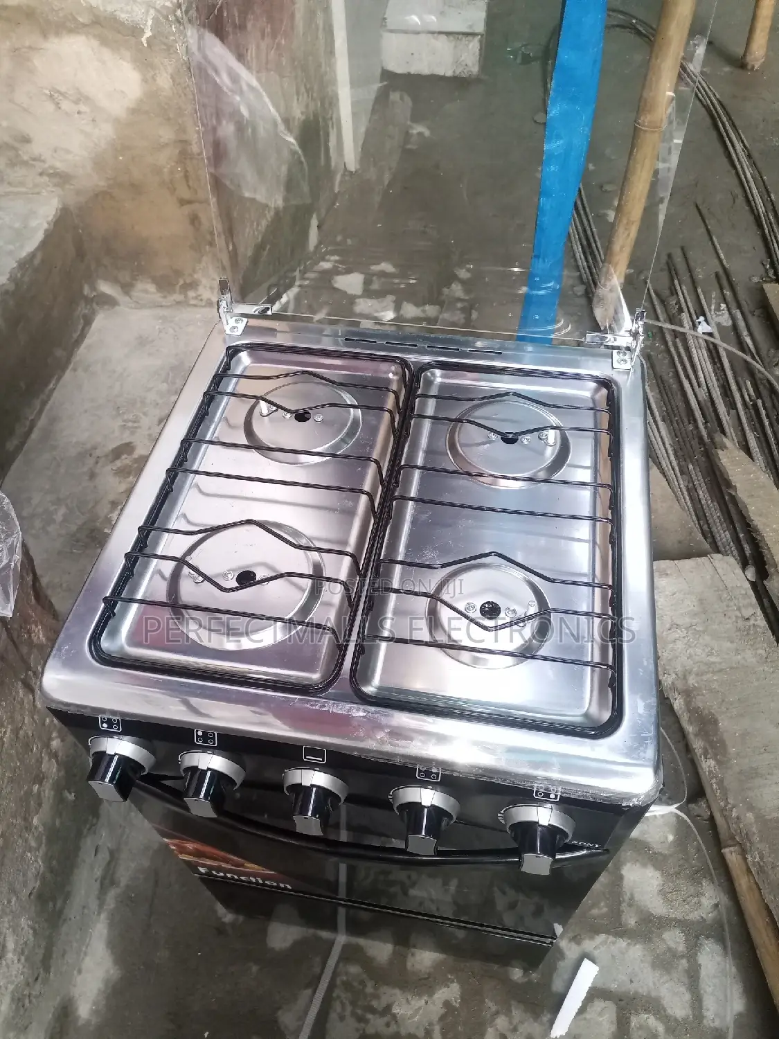 50*50cm Automatic Ignite 4 Burner Gas Cooker With Oven And