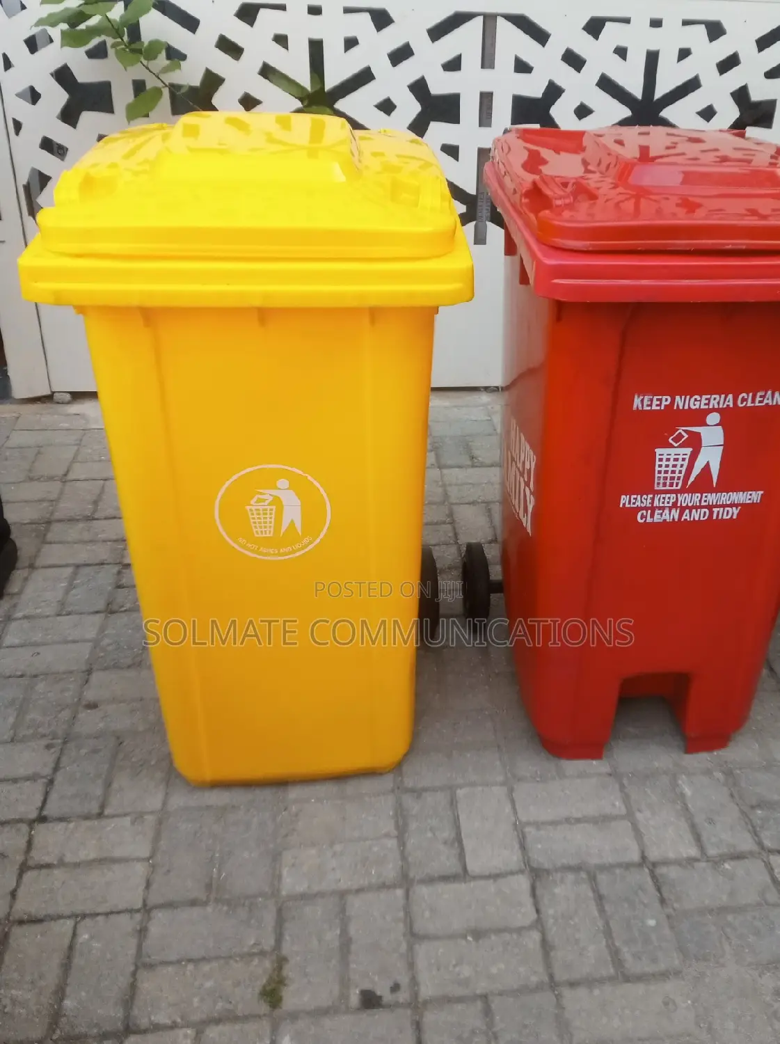 Medical and Clinical Waste Bin - 240 Litres Yellow