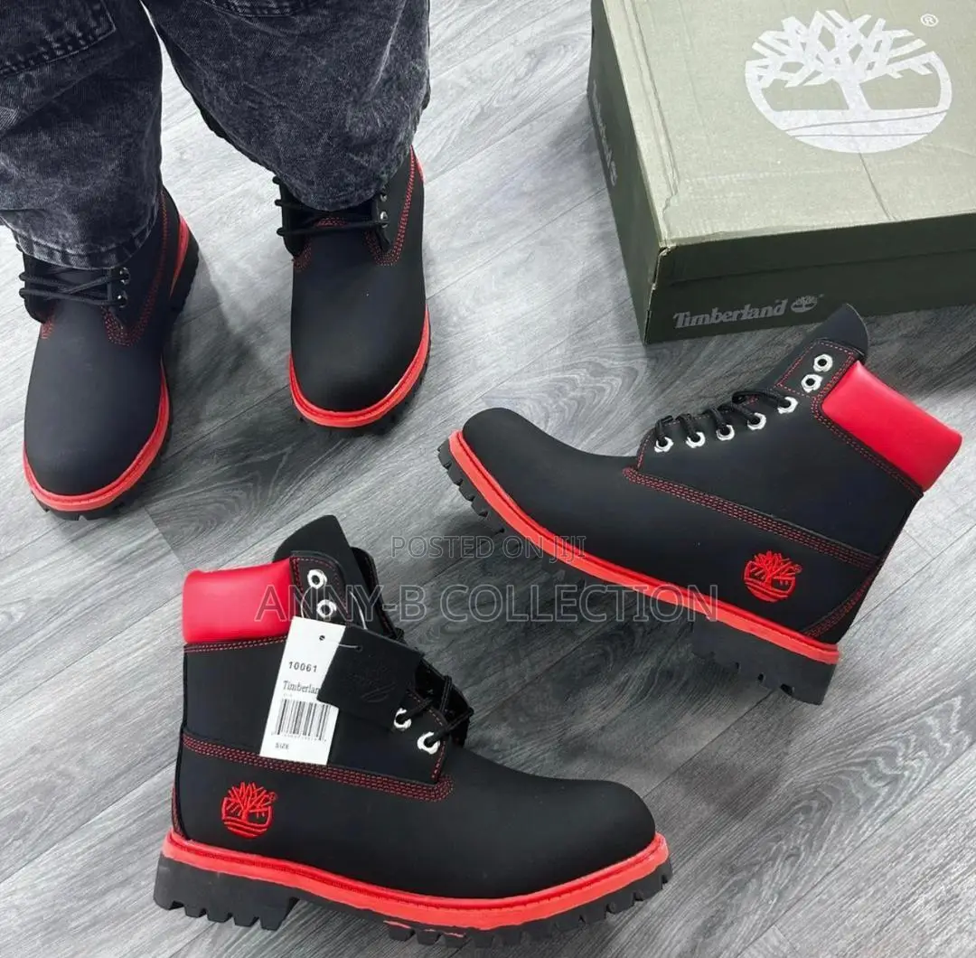 Original Men Black Timberland Boots
