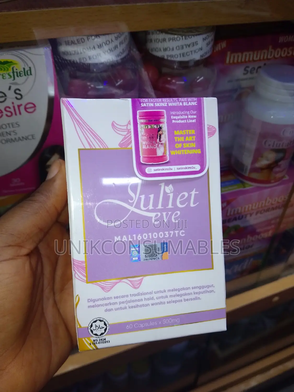 Juliet Eve Beauty Supplement 500mg 60 Tablets