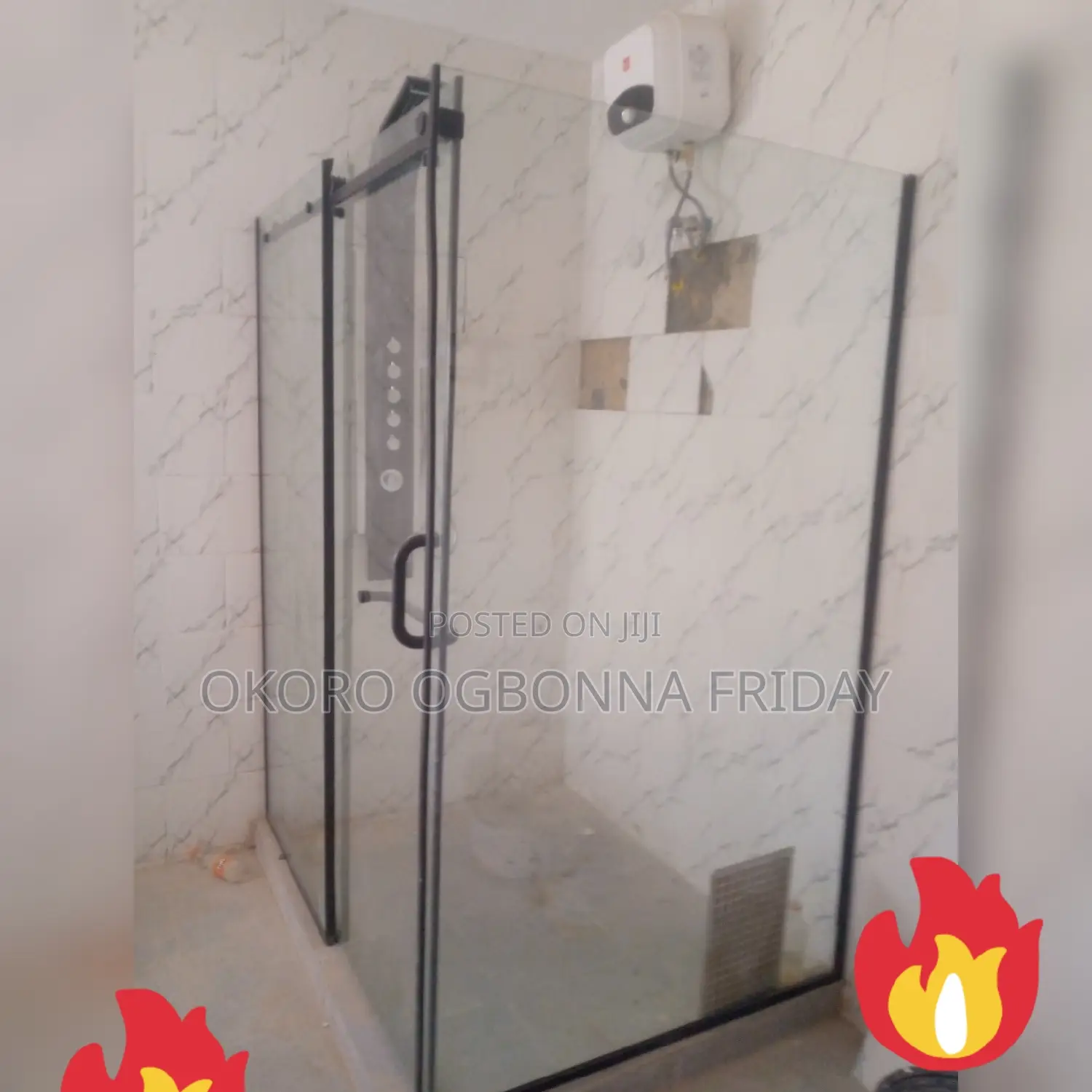 Shower Cubicle Without Sticker