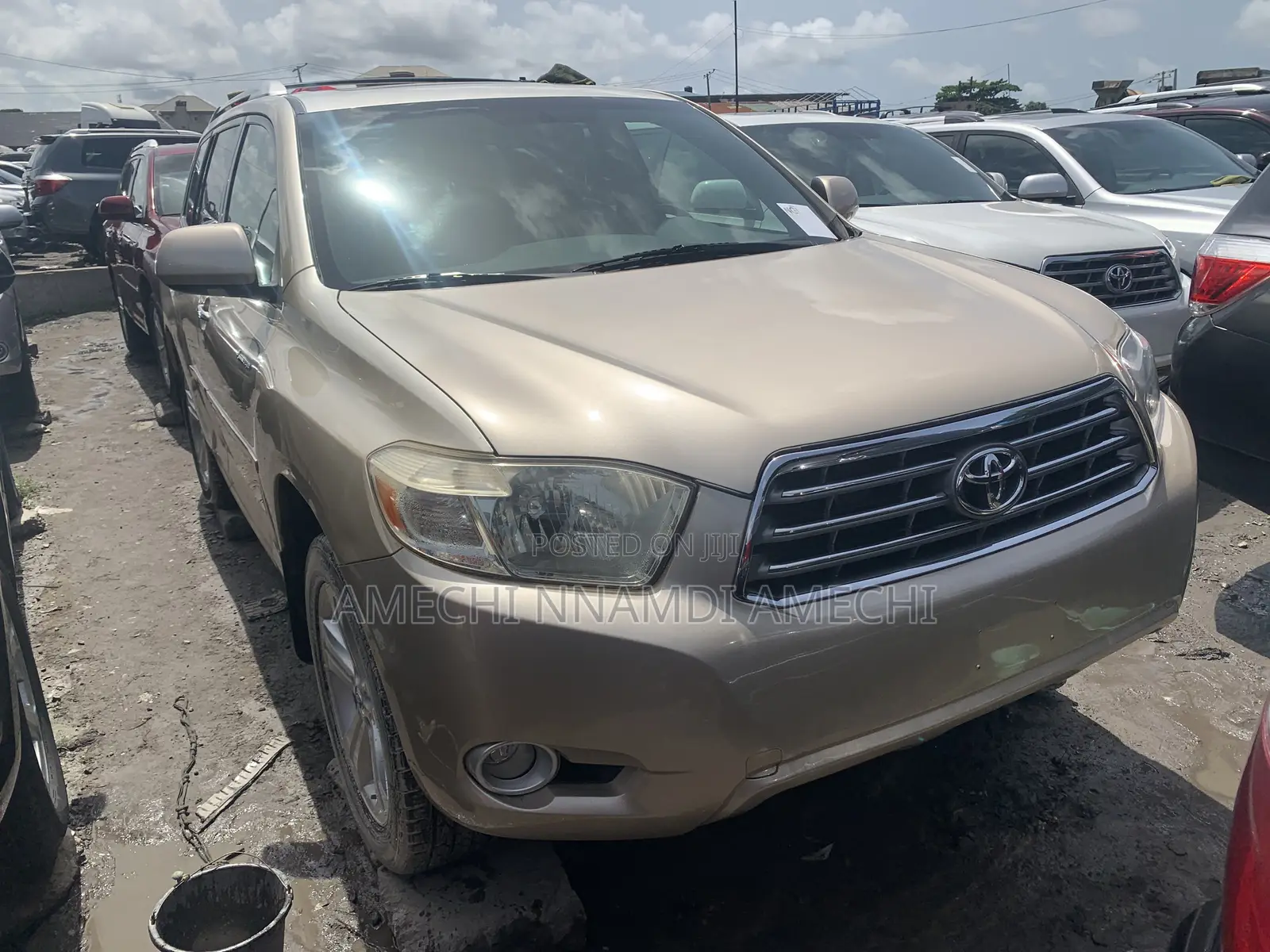 Toyota Highlander Limited 2009 Gold