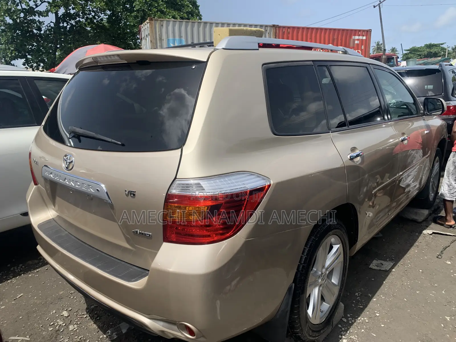 Toyota Highlander Limited 2009 Gold