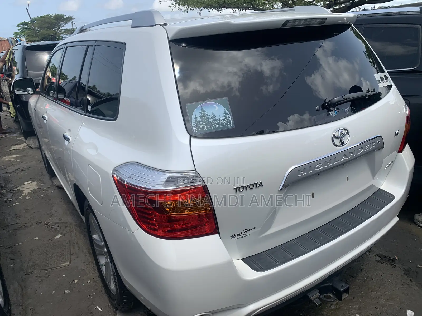Toyota Highlander Limited 2008 White