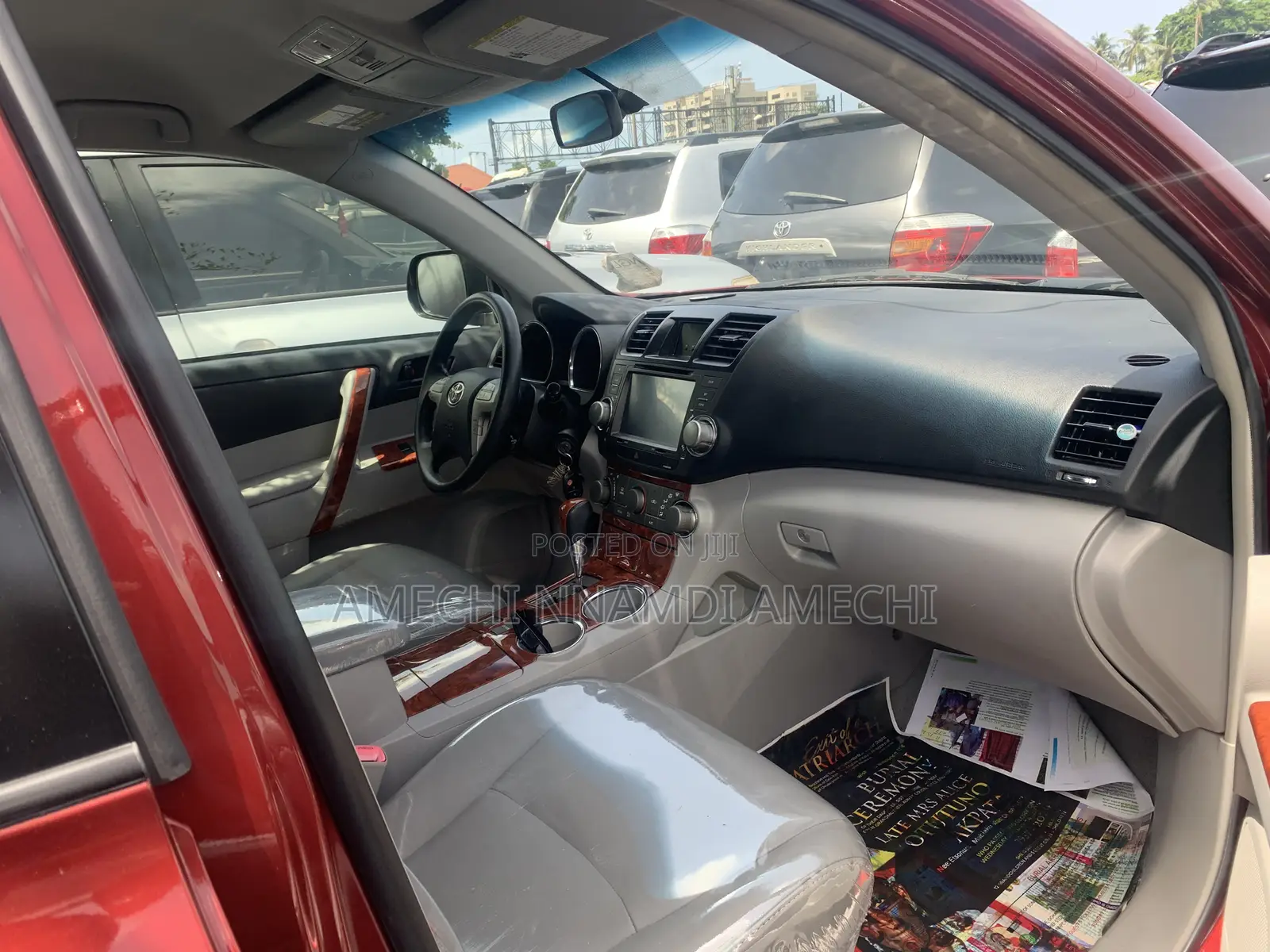 Toyota Highlander Limited 4x4 2009 Red