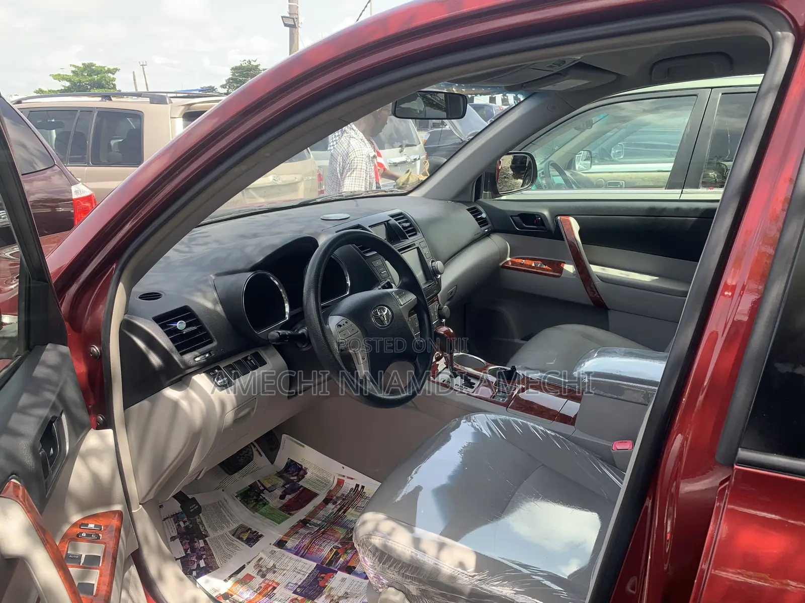 Toyota Highlander Limited 4x4 2009 Red