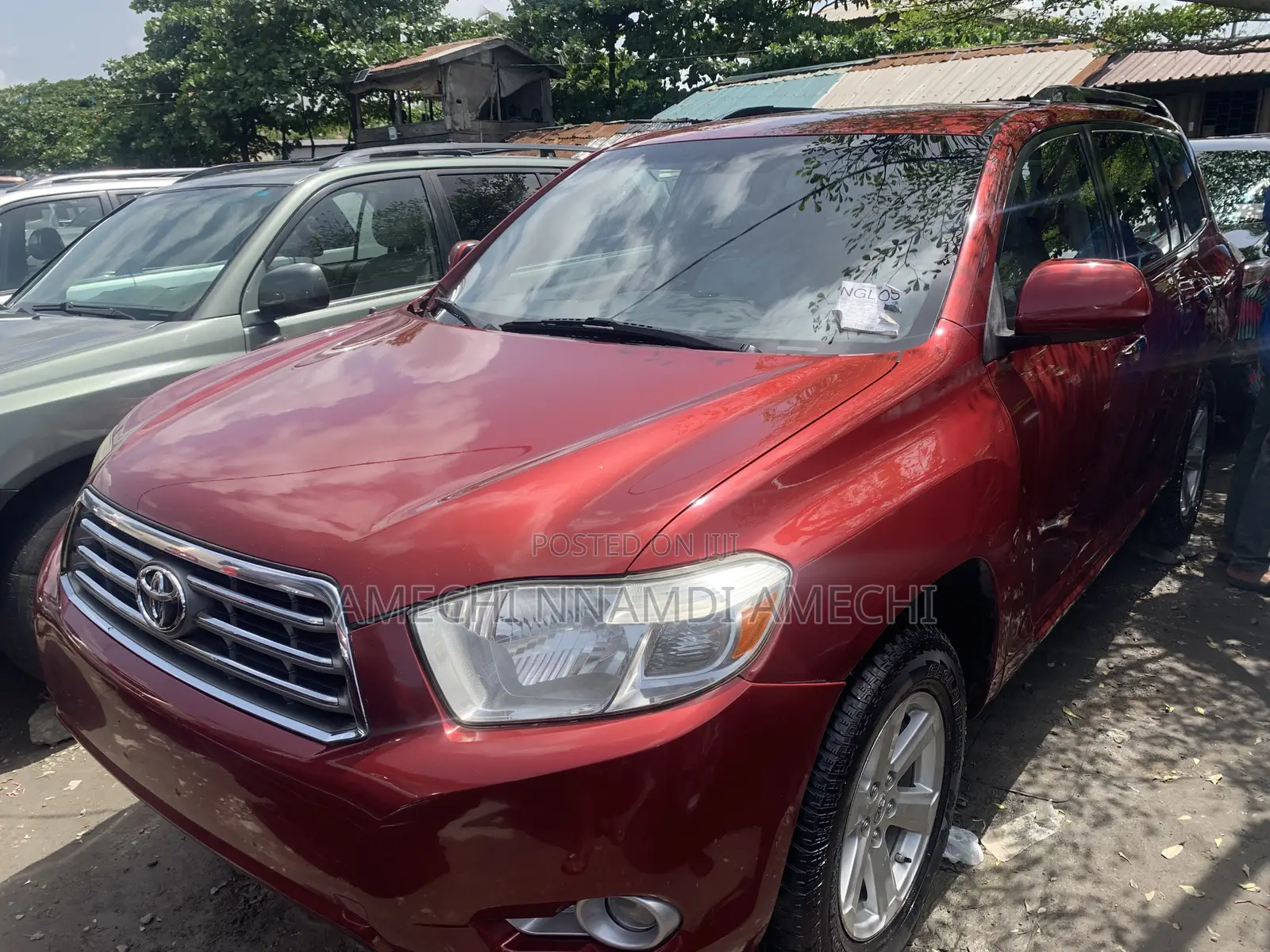 Toyota Highlander Limited 4x4 2009 Red