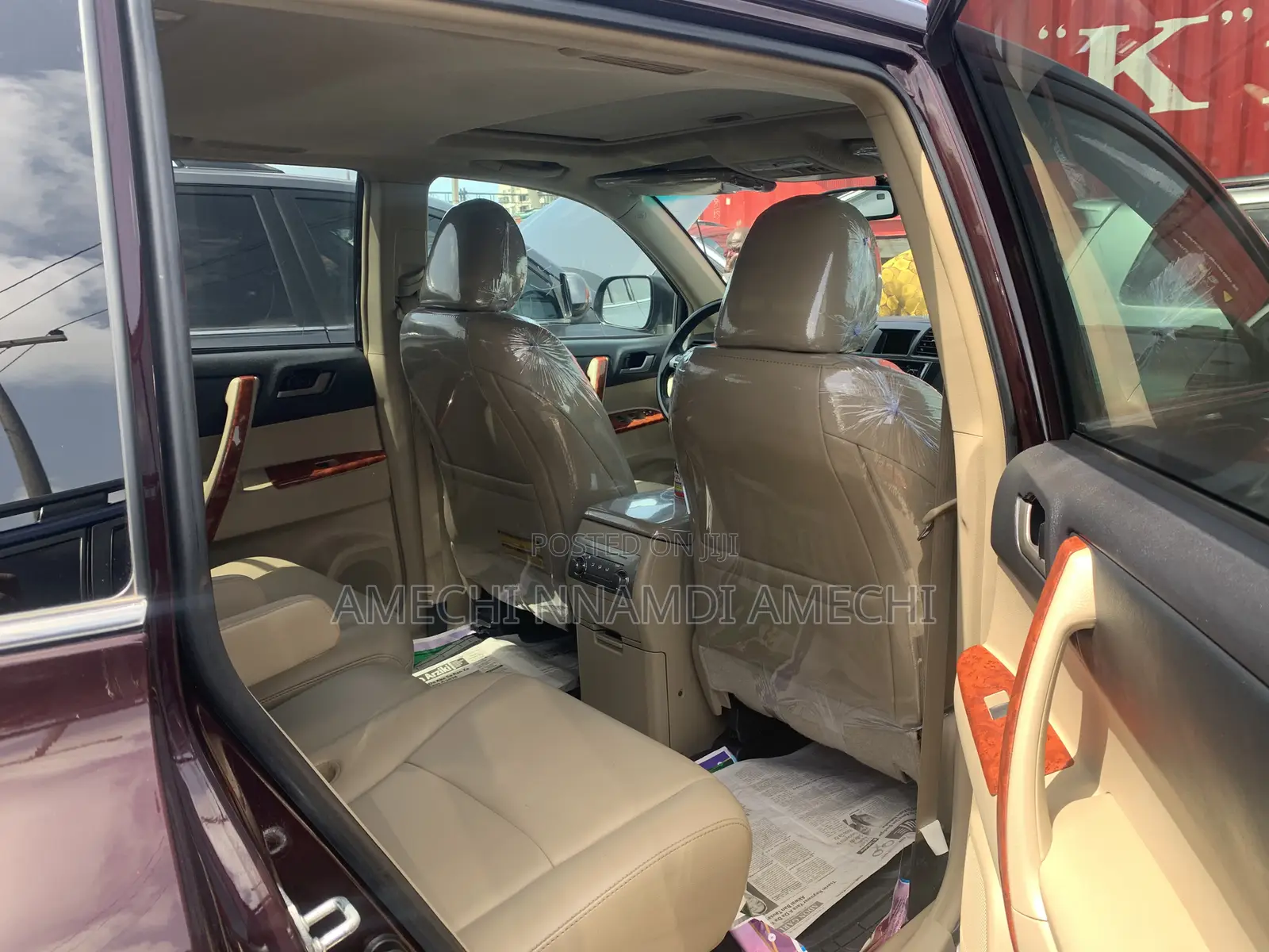 Toyota Highlander Limited 3.5l 4WD 2013 Red