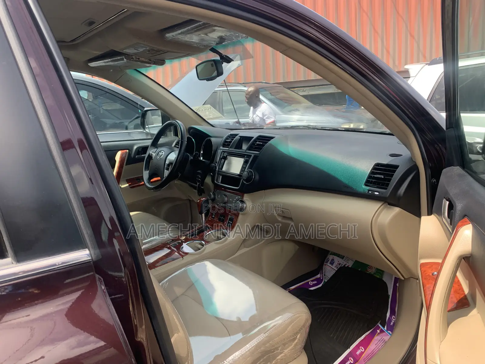 Toyota Highlander Limited 3.5l 4WD 2013 Red