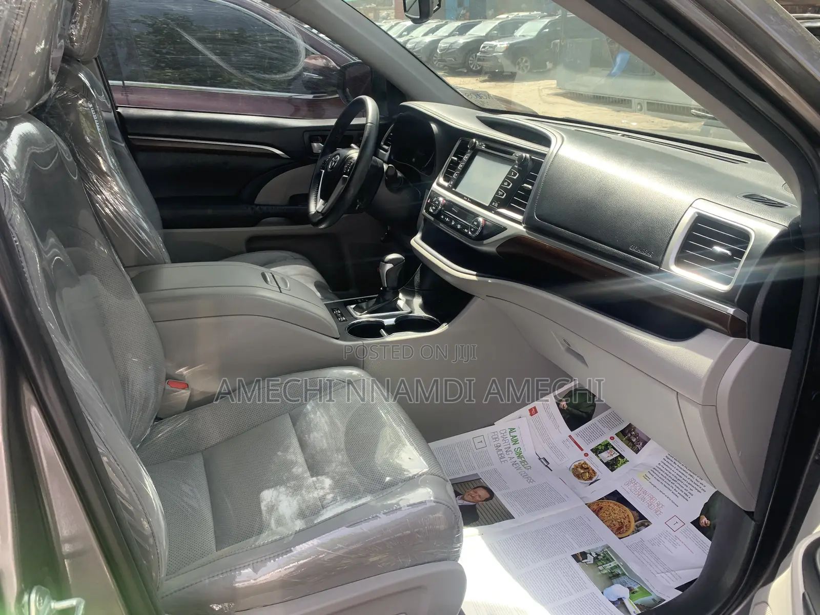 Toyota Highlander Limited Platinum V6 4x4 (3.5L 6cyl 6A) 2016 Gray