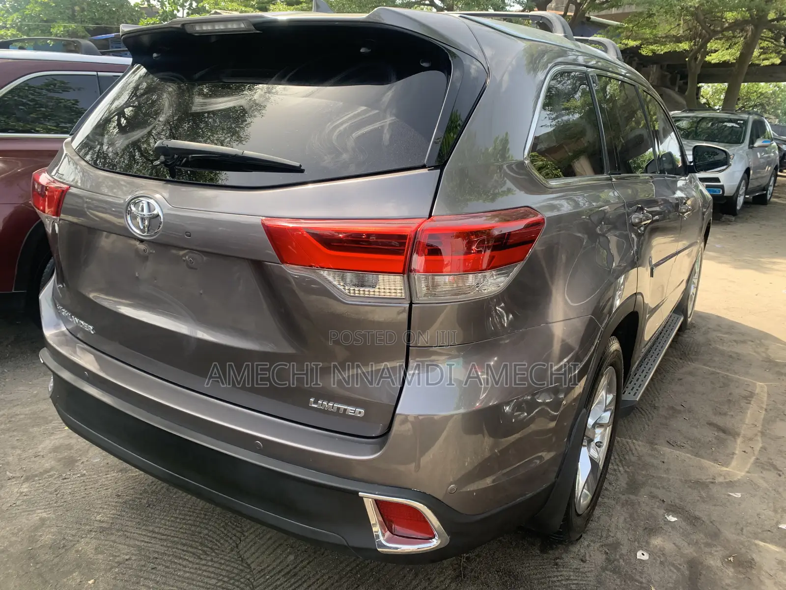 Toyota Highlander Limited Platinum V6 4x4 (3.5L 6cyl 6A) 2016 Gray