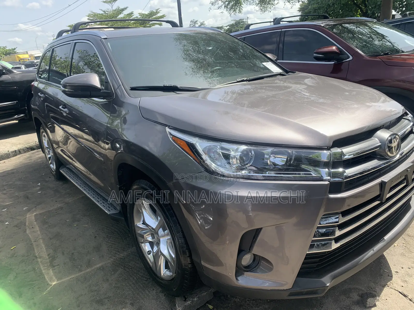Toyota Highlander Limited Platinum V6 4x4 (3.5L 6cyl 6A) 2016 Gray