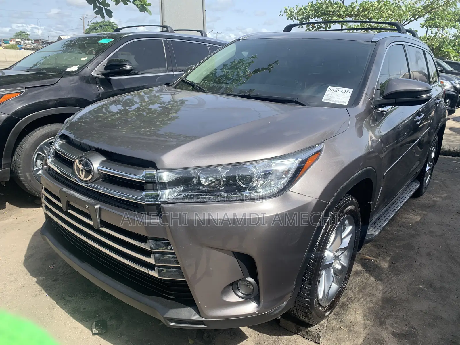 Toyota Highlander Limited Platinum V6 4x4 (3.5L 6cyl 6A) 2016 Gray