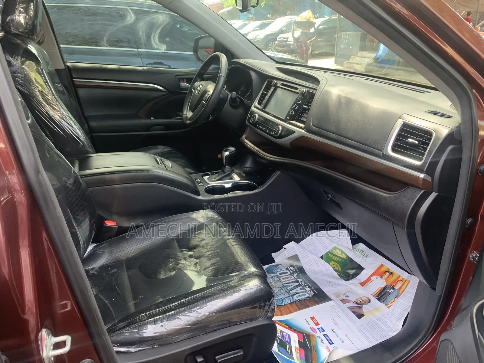 Toyota Highlander Limited Platinum V6 4x2 (3.5L 6cyl 6A) 2016 Red