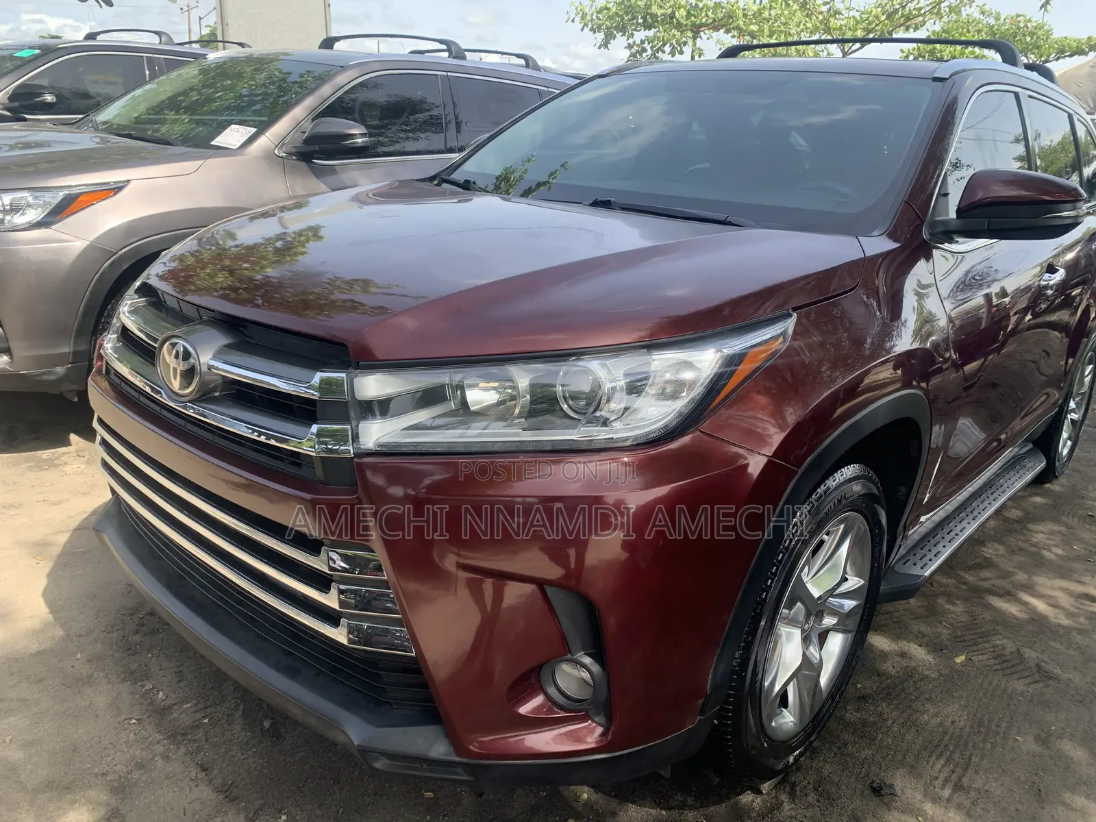 Toyota Highlander Limited Platinum V6 4x2 (3.5L 6cyl 6A) 2016 Red