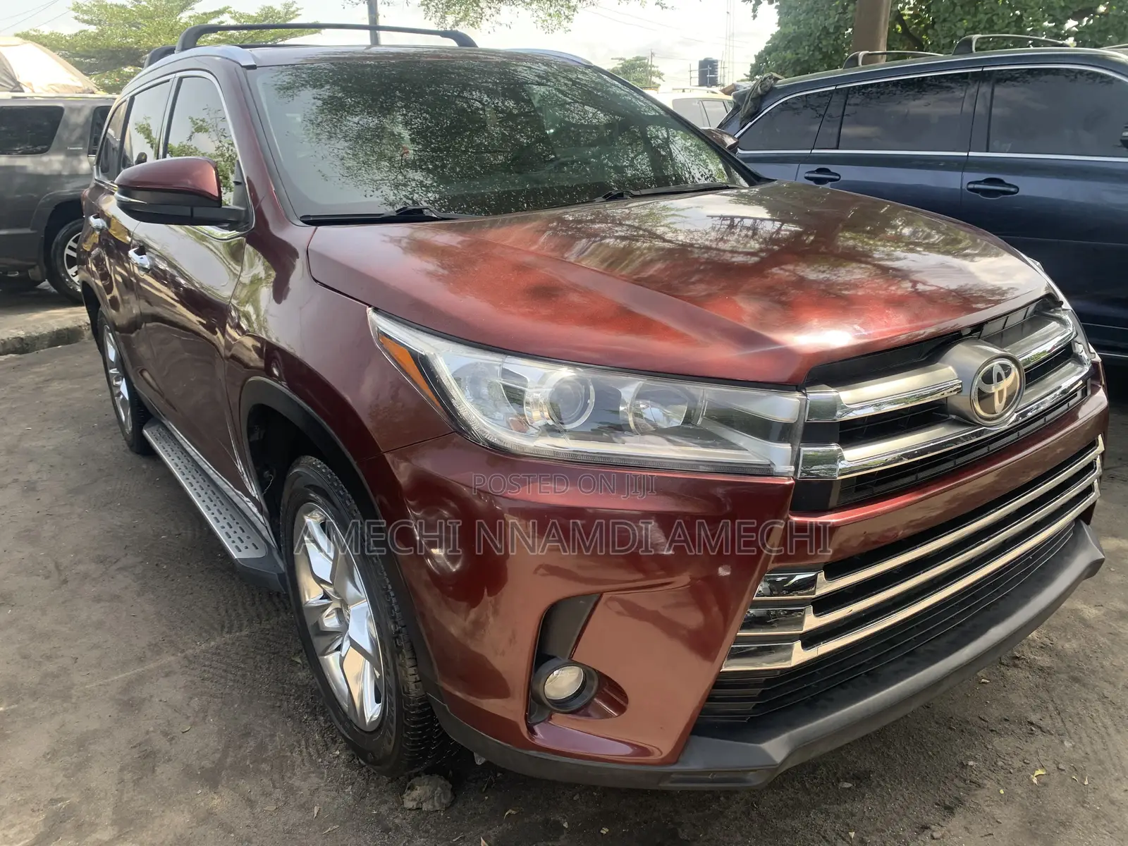 Toyota Highlander Limited Platinum V6 4x2 (3.5L 6cyl 6A) 2016 Red