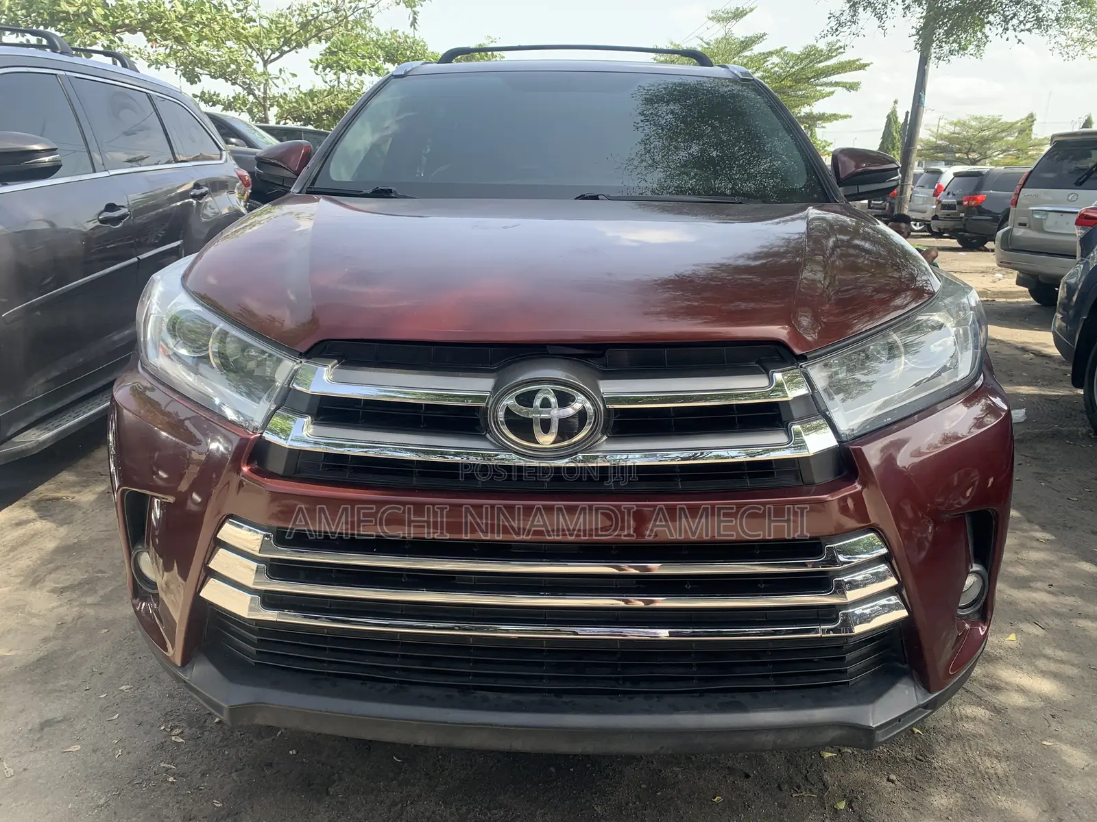 Toyota Highlander Limited Platinum V6 4x2 (3.5L 6cyl 6A) 2016 Red