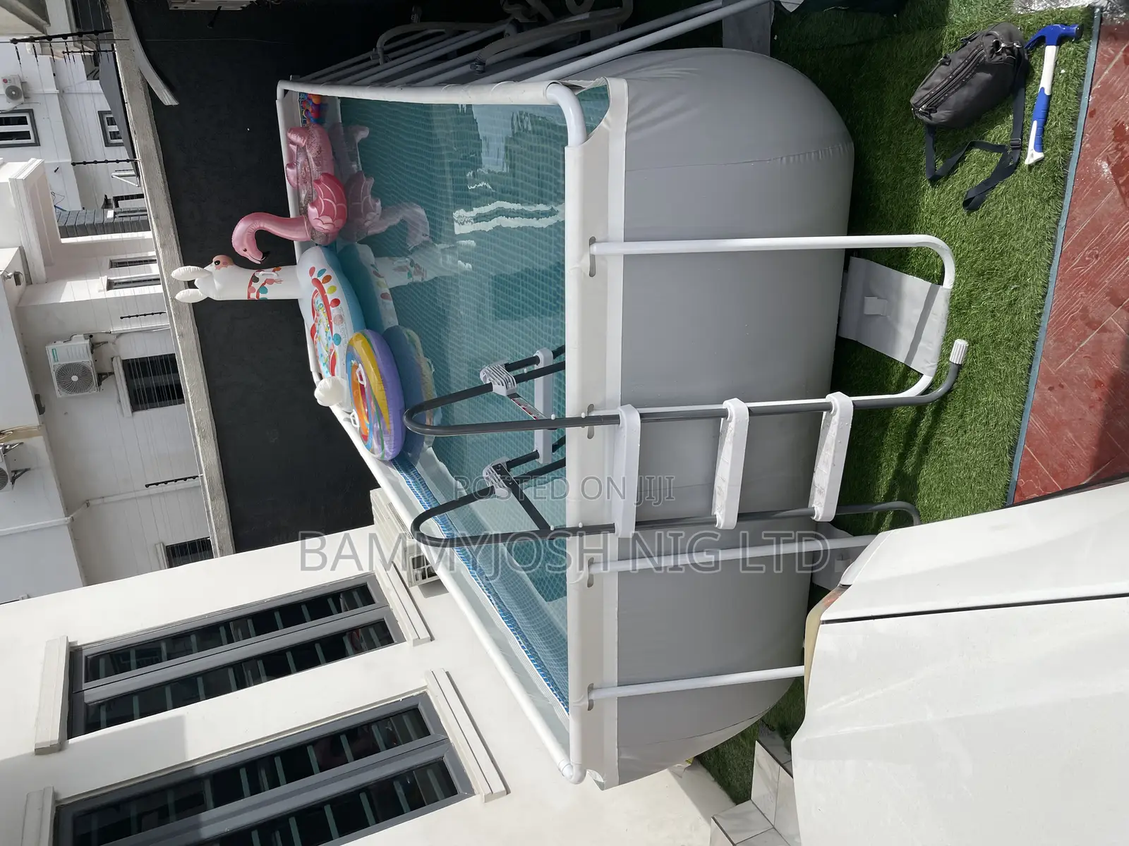 Intex Rectangular Prism Frame Pool 16ft X 8ft X 42”