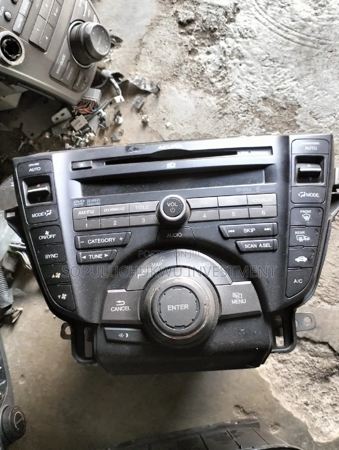 Car Radio Acura TL 2010 With Navigation