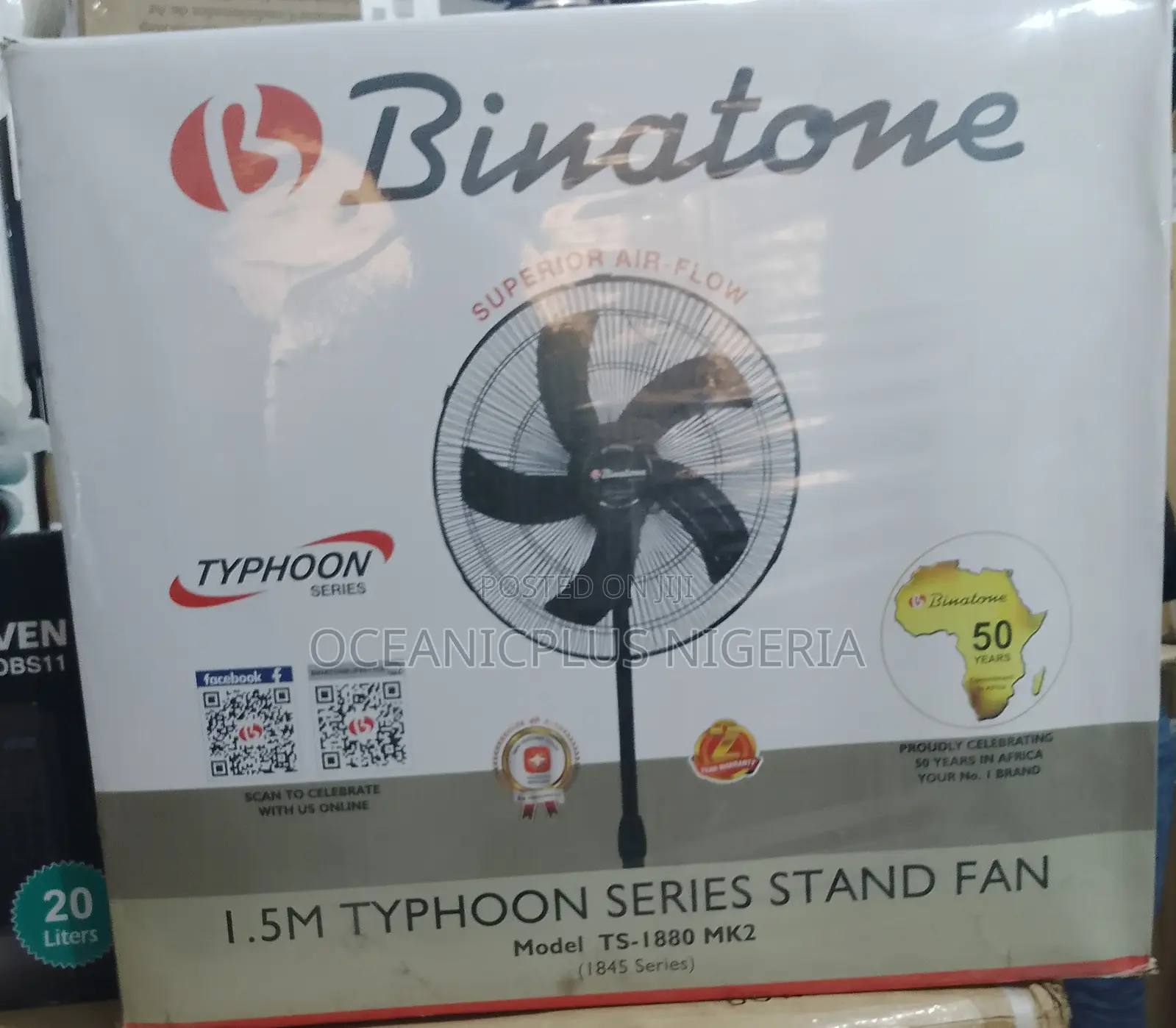 Fast Selling Binatone Non-Chargeable Standing Fan