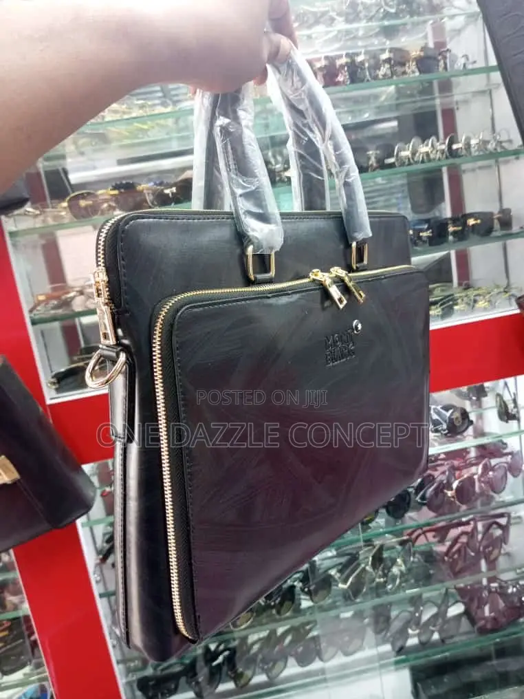 Leather Mont Blanc Bag