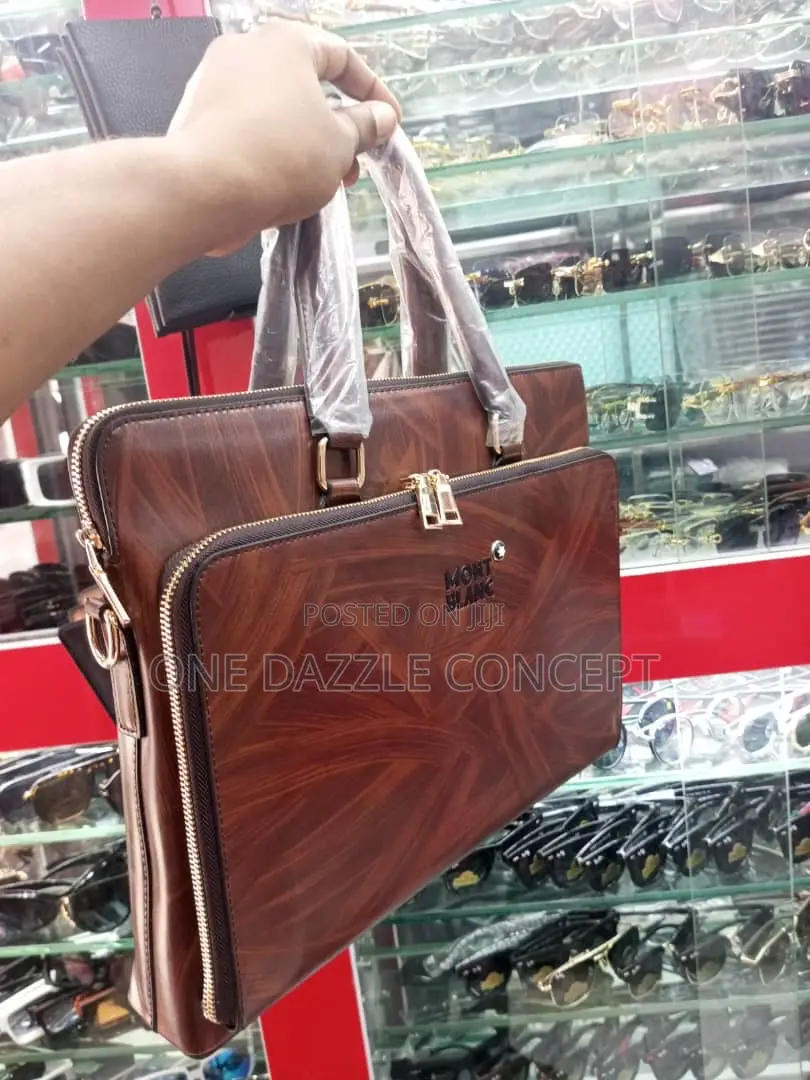 Leather Mont Blanc Bag