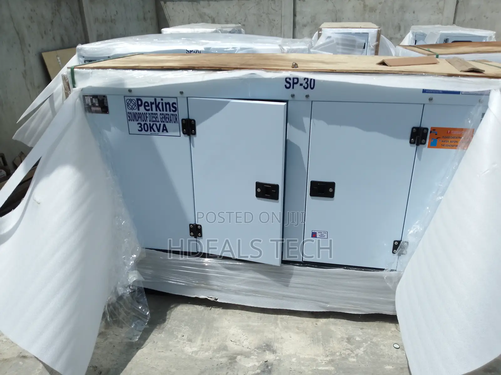 DIESEL User-Perkins 30kva Generator.