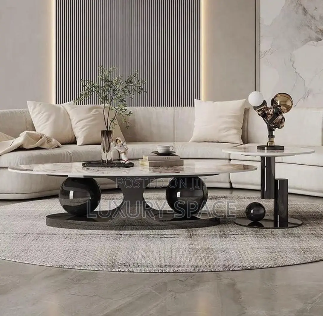 Luxury Marble Center Table Set