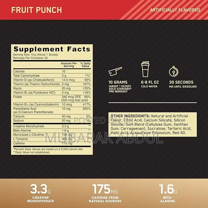 Optimum Nutrition Gold Standard Pre-Workout