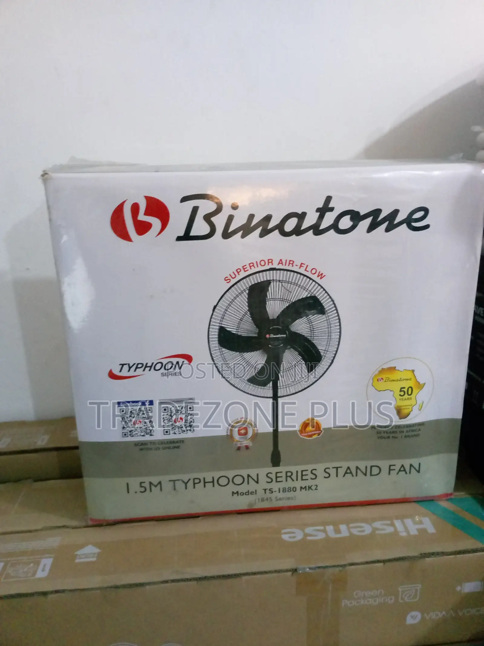 Popular Ts-1880 Mk2 Stand Fan Binatone