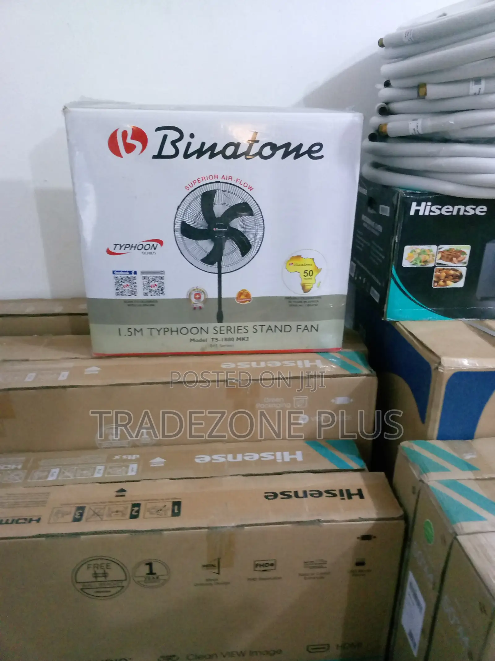 Effective Binatone Ts-1880mk2 Typhoon Standing Fan