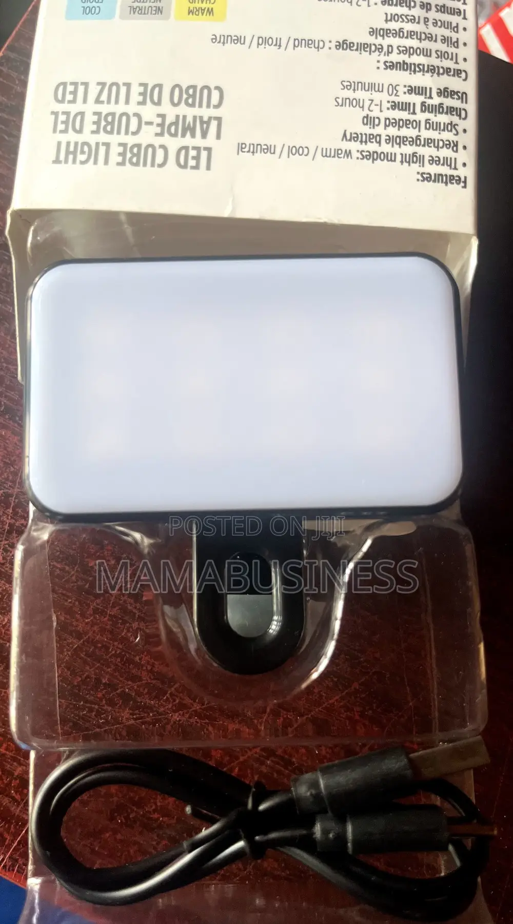 Led Cube Light With Clip